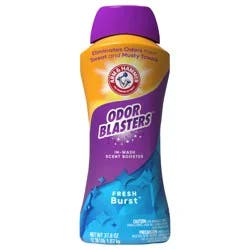 ARM & HAMMER Odor Blasters In-Wash Scent Booster, Laundry Scent Booster, Fresh Burst Scent, 37.8 Oz