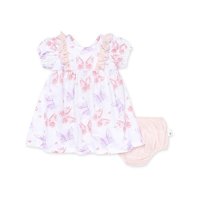 slide 1 of 2, Burt's Bees Baby Butterfly Buddies Dress & Diaper Cover Set, 1 ct