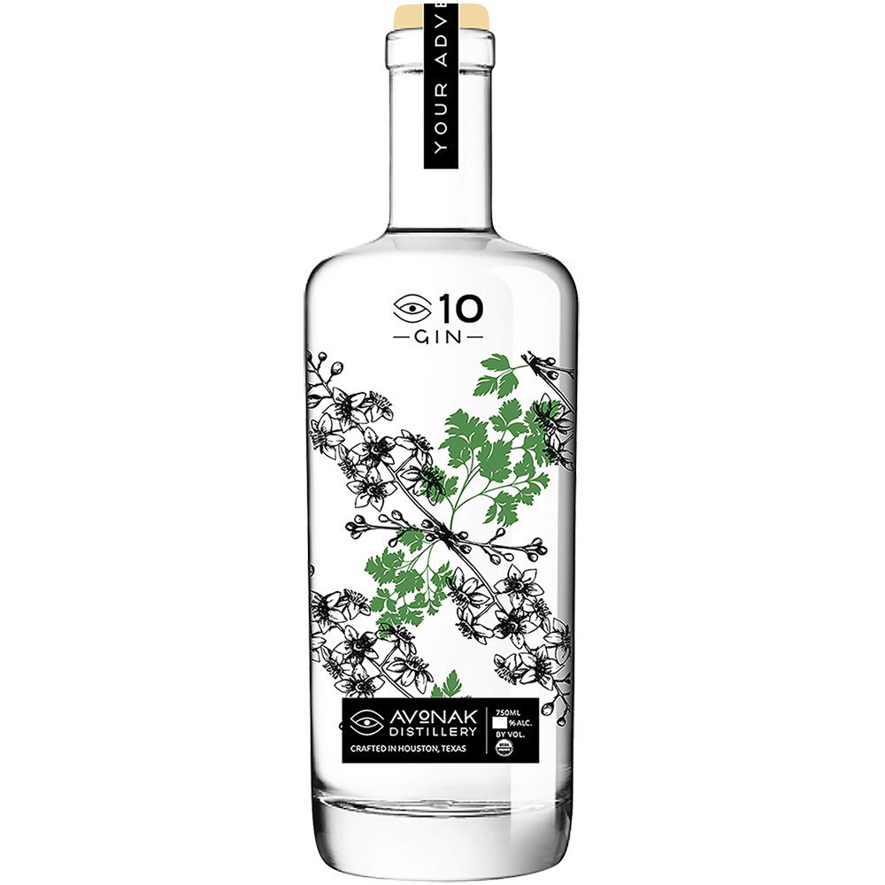 slide 1 of 1, Avonak Eye 10 Gin, 750 ml