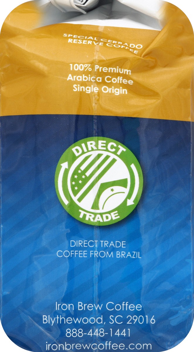 slide 3 of 4, Iron Brew Coffee Iron Brew Cerrado Gold Coffee, 12 oz