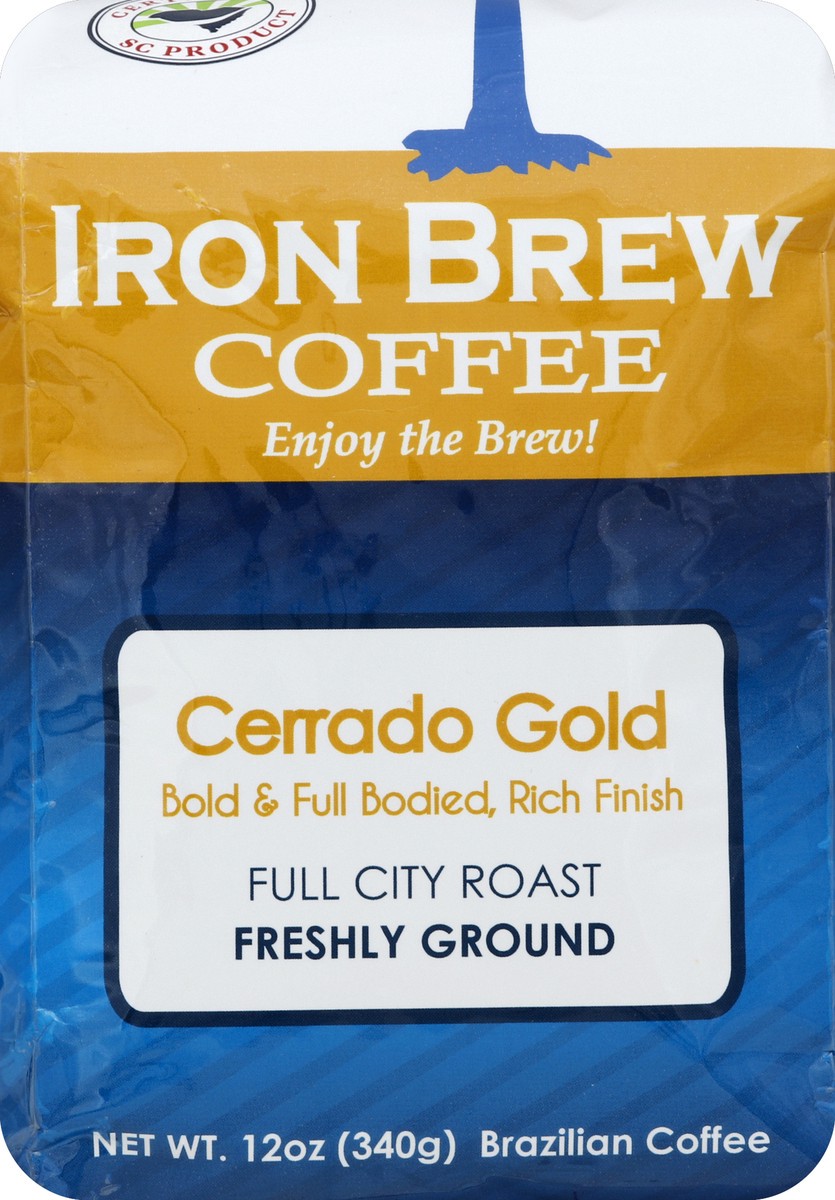 slide 4 of 4, Iron Brew Coffee Iron Brew Cerrado Gold Coffee, 12 oz