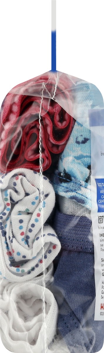 slide 3 of 10, Hanes Bikinis, Cotton, Size 6/M, Value Pack, 5 ct