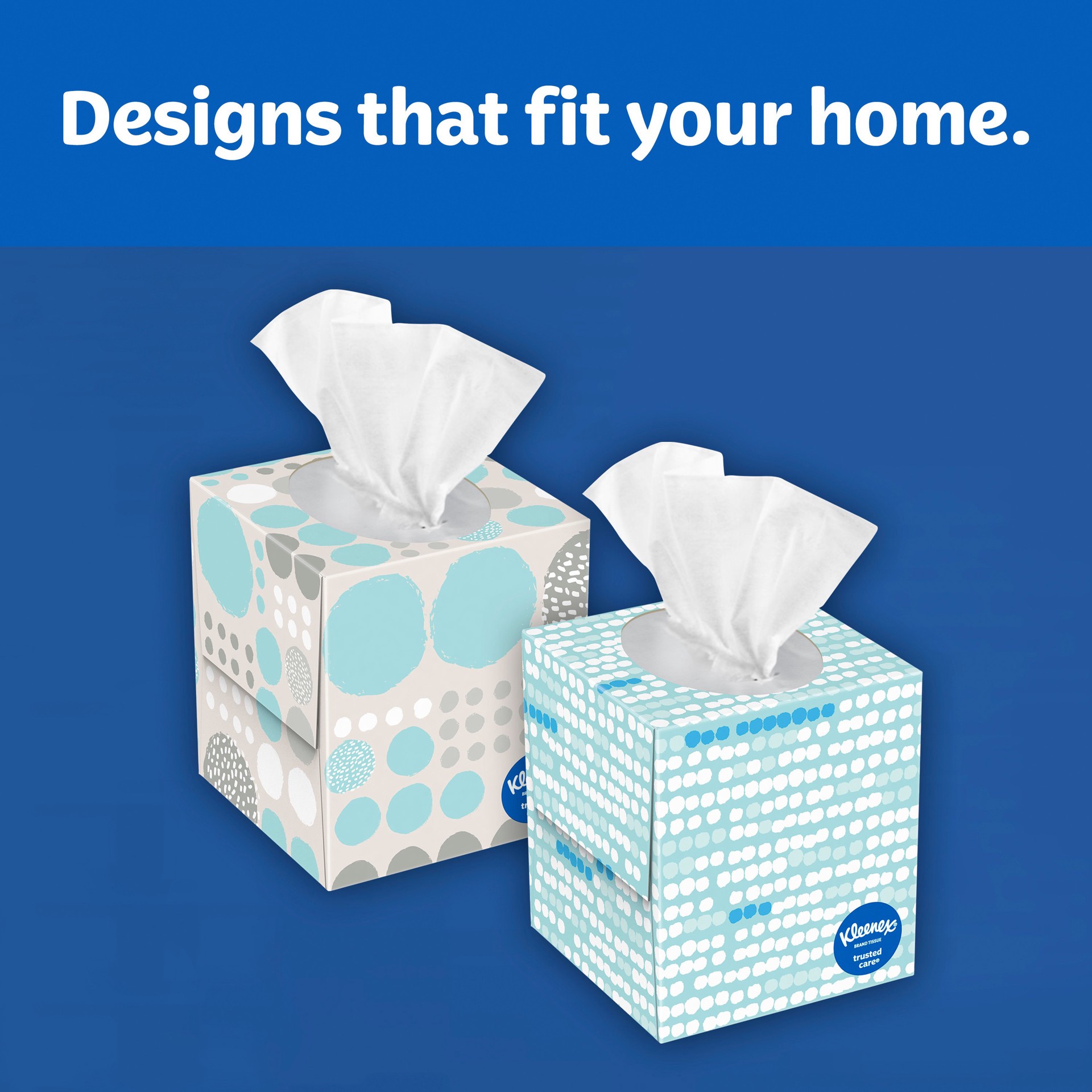 slide 4 of 5, Kleenex Trusted Care Everyday Facial Tissues Cube Box, 4 ct