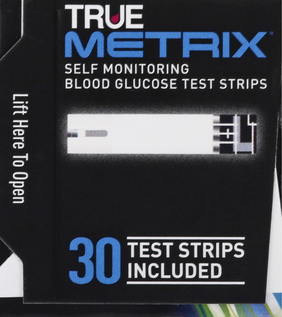 slide 8 of 9, True Metrix Value Size Self Monitoring Blood Glucose Test Strips 30 ea, 30 ct