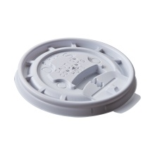 slide 1 of 1, Letica White Plastic Lids for Cups, 100 ct