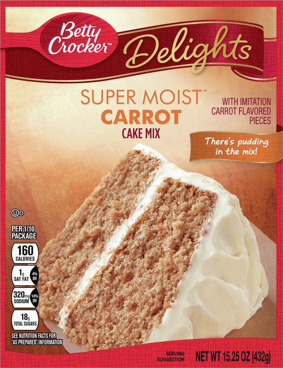 slide 6 of 9, Betty Crocker Carrot Cake Mix, 15.25 oz