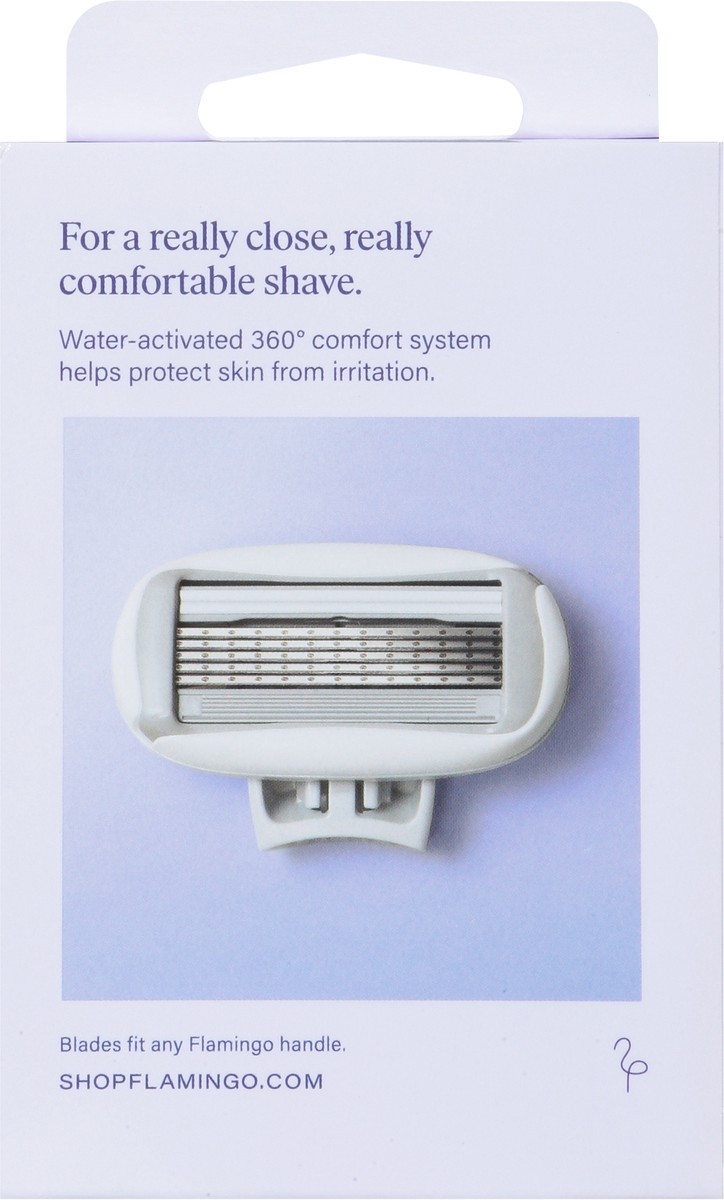 slide 7 of 9, Flamingo Five-Blade Razor Cartridges 8 ea, 8 ct