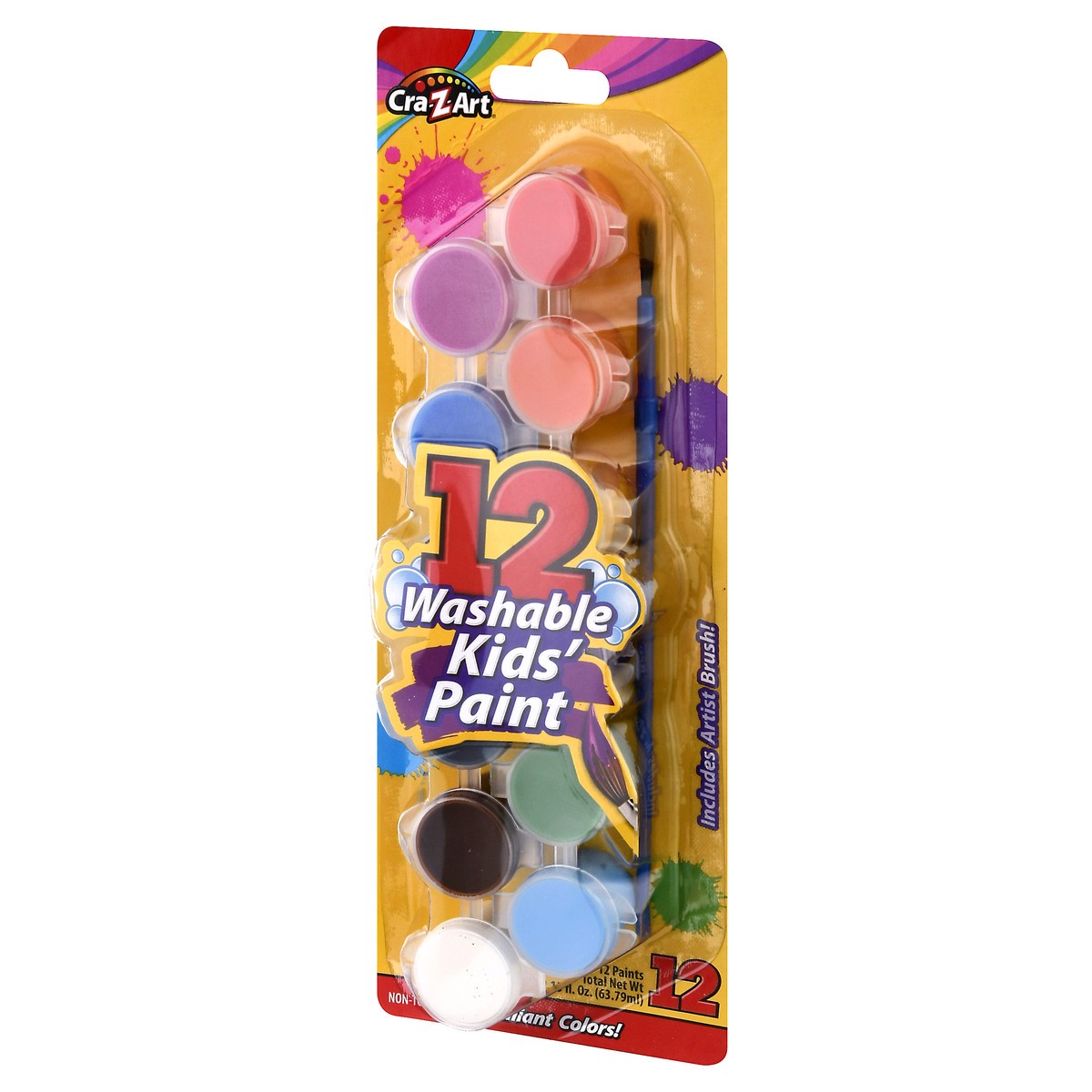 slide 7 of 10, Cra-Z-Art Kids Paint Pots, 12 ct