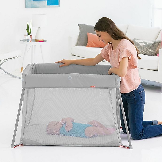 slide 3 of 11, Skip Hop Skip*Hop Play to Night Expanding Playard & Travel Crib - Grey, 1 ct