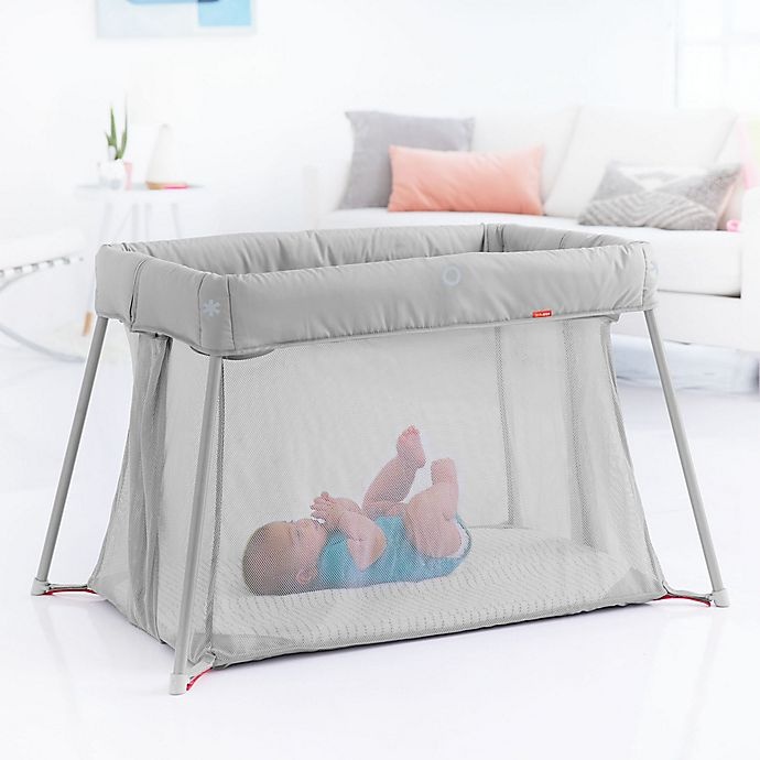 slide 8 of 11, Skip Hop Skip*Hop Play to Night Expanding Playard & Travel Crib - Grey, 1 ct