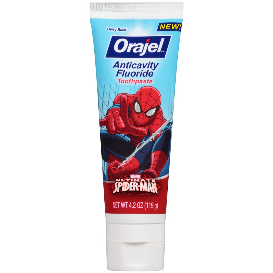 slide 1 of 1, Orajel Berry Blast Anticavity Fluoride Toothpaste, 4.2 oz