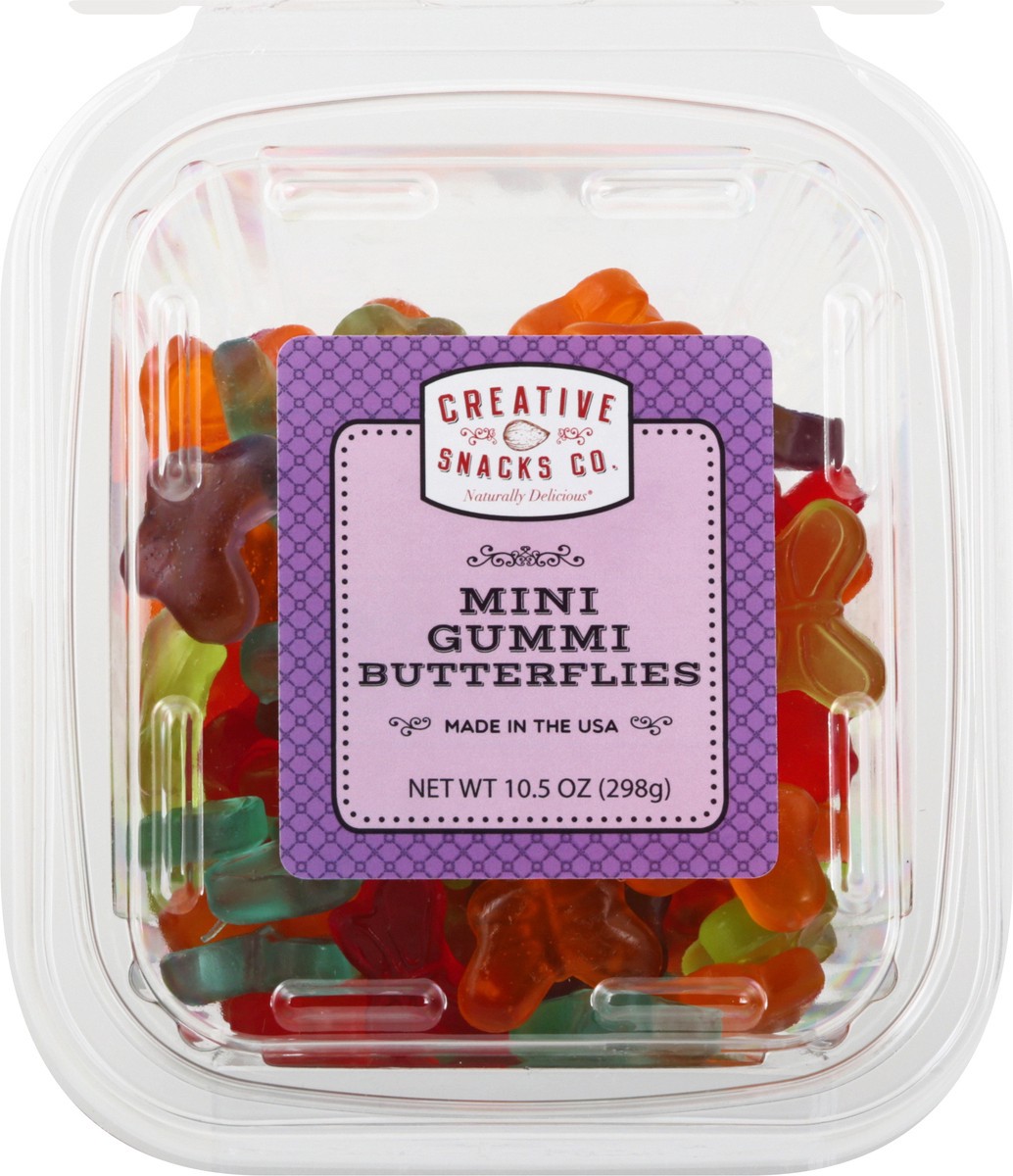 slide 11 of 13, Creative Snacks Mini Gummi Butterflies 10.5 oz, 10.5 oz