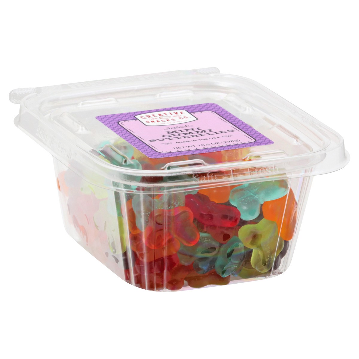 slide 4 of 13, Creative Snacks Mini Gummi Butterflies 10.5 oz, 10.5 oz