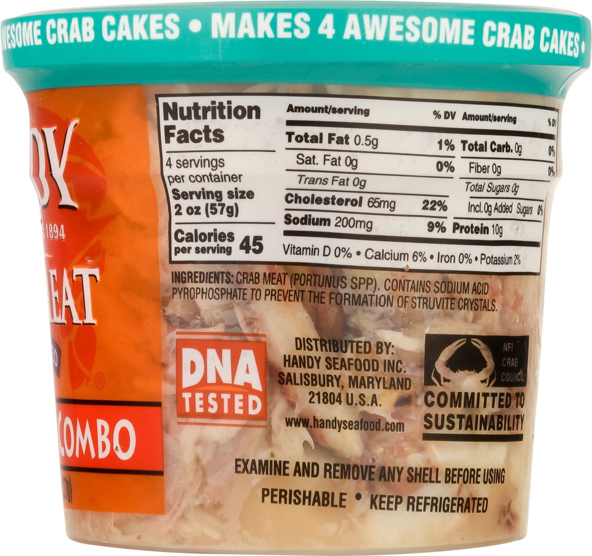 slide 8 of 9, Handy Crabmeat Combo Pelagicus, 8 oz