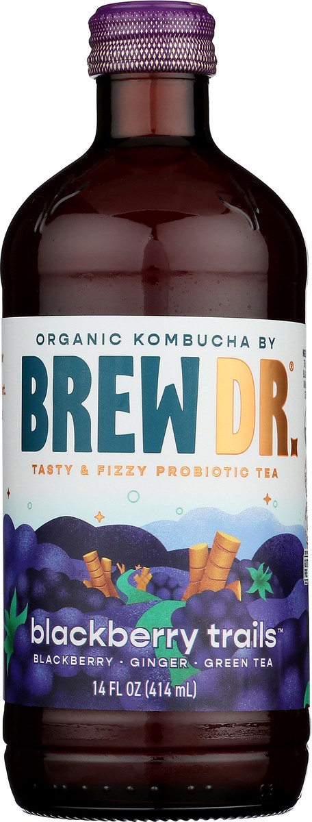 slide 7 of 9, Brew Dr. Brew Dr Kombucha Blackberry Trails - 14 fl oz, 14 fl oz