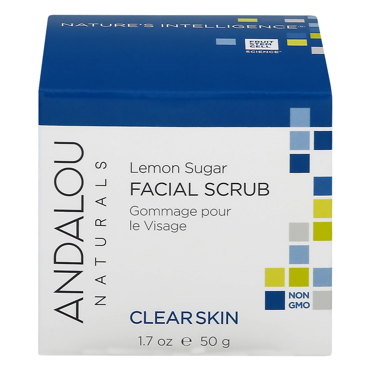 slide 1 of 1, Andalou Naturals Lemon Sugar Clarifying Facial Scrub, 1.7 fl oz