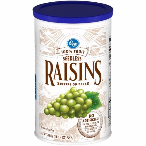 slide 3 of 3, Kroger Seedless Raisins, 20 oz