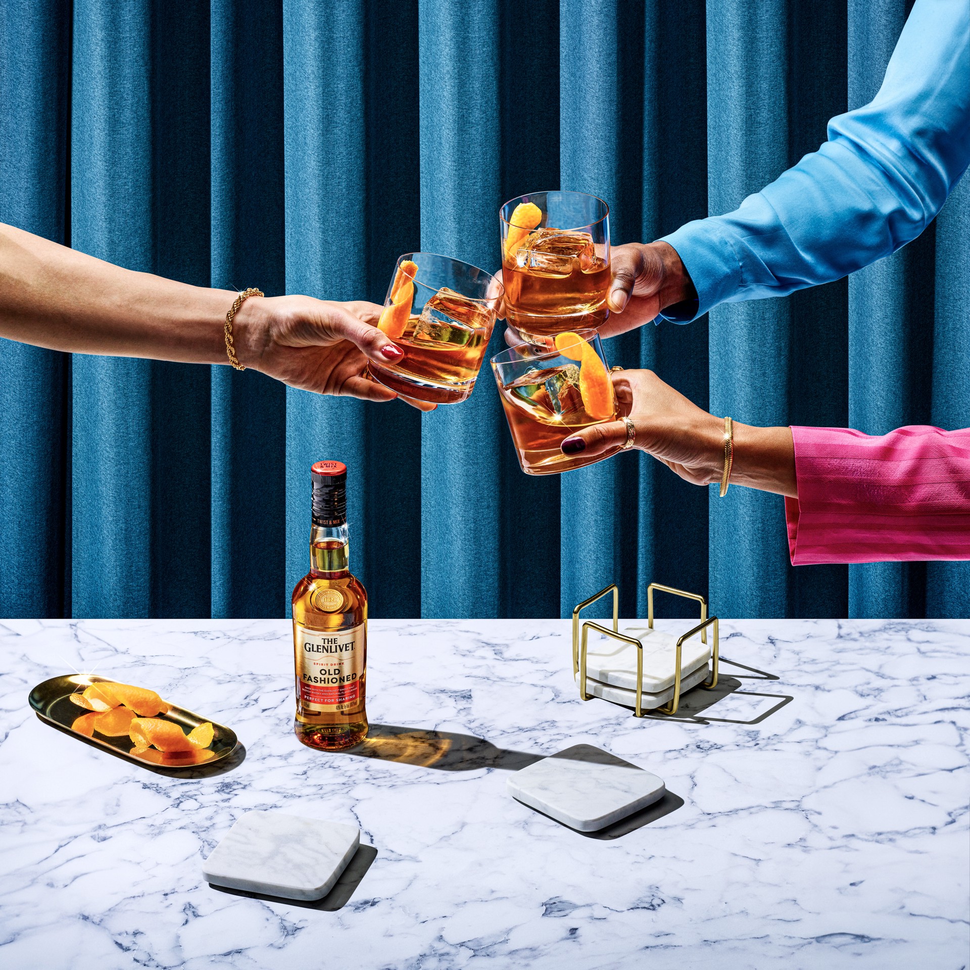 slide 3 of 4, Glenlivet Rts The Glenlivet Twist & Mix Old Fashioned Scotch Whisky Cocktail, 375 mL Bottle, 40% ABV, 375 ml