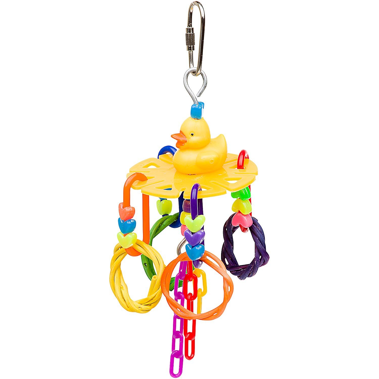 slide 1 of 1, Super Bird Creations Lucky Ducky Bird Toy, 1 ct