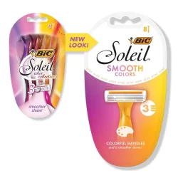 BIC Soleil Smooth Colors 3-Blade Women's Disposable Razors