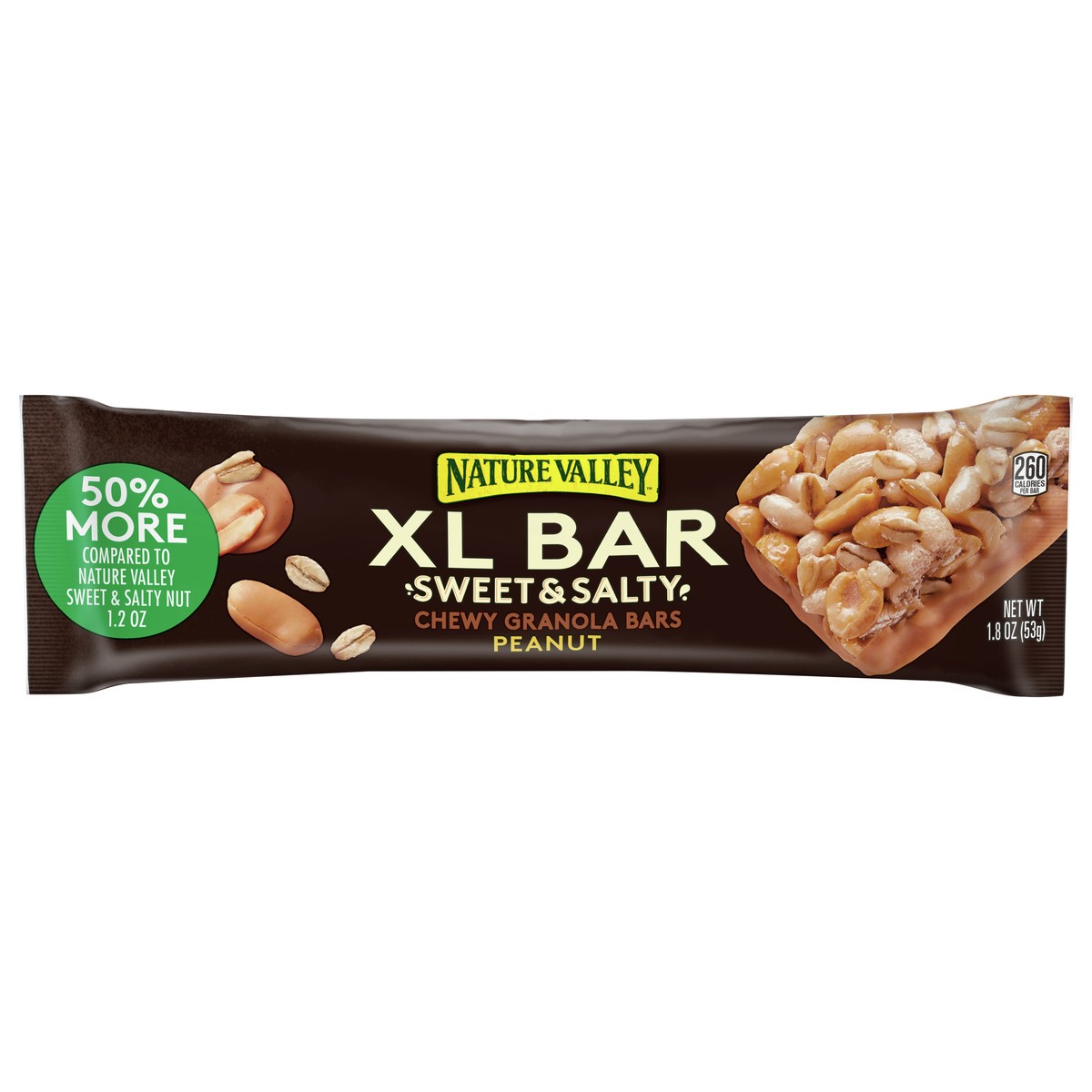 slide 1 of 9, Nature Valley(tm) Sweet & Salty Nut Peanut Granola Bar, 1.8 oz