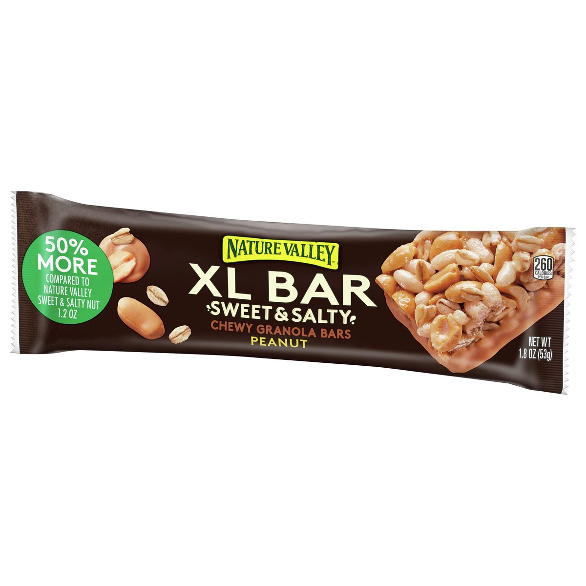 slide 3 of 9, Nature Valley(tm) Sweet & Salty Nut Peanut Granola Bar, 1.8 oz