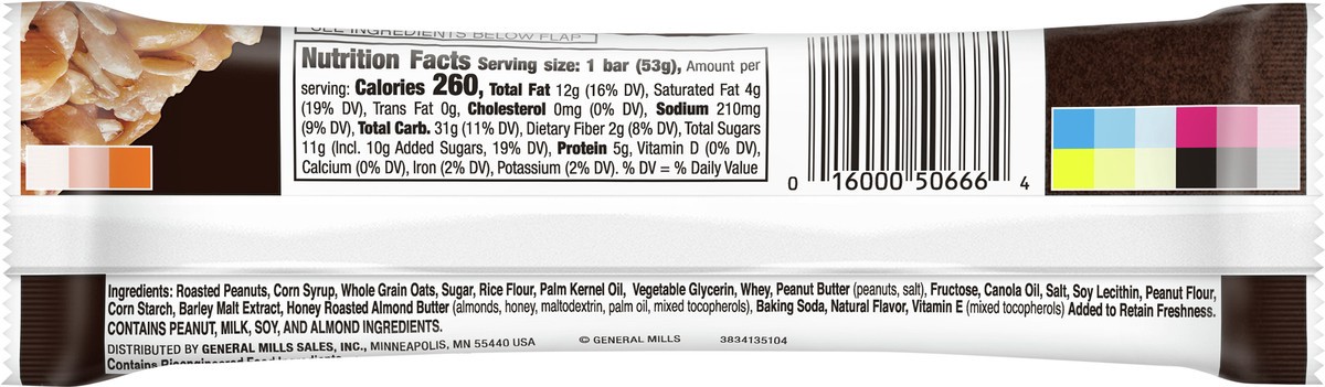 slide 8 of 9, Nature Valley(tm) Sweet & Salty Nut Peanut Granola Bar, 1.8 oz