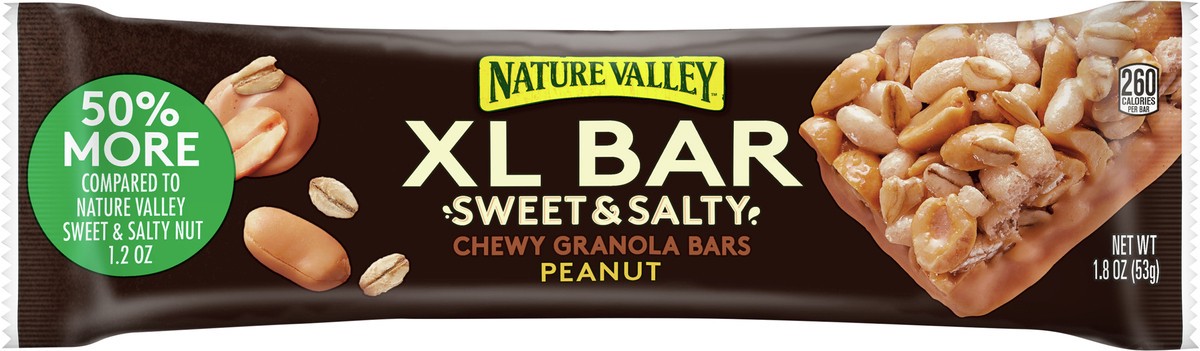 slide 5 of 9, Nature Valley(tm) Sweet & Salty Nut Peanut Granola Bar, 1.8 oz