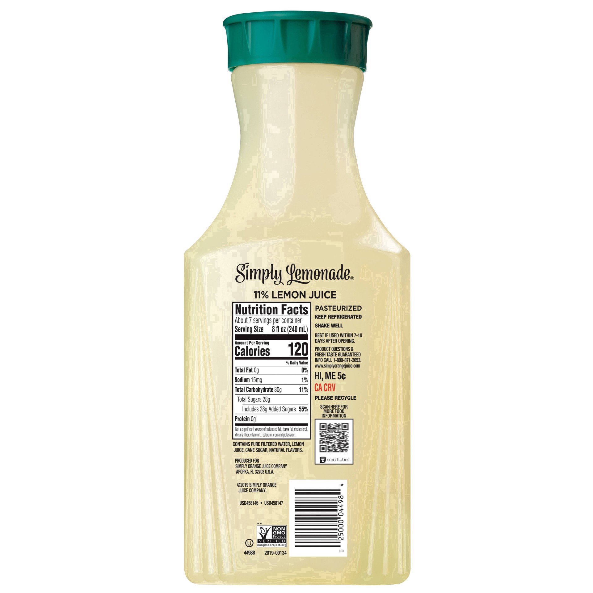 slide 19 of 77, Simply Lemonade, All Natural Non-GMO, 52 fl oz, 52 fl oz