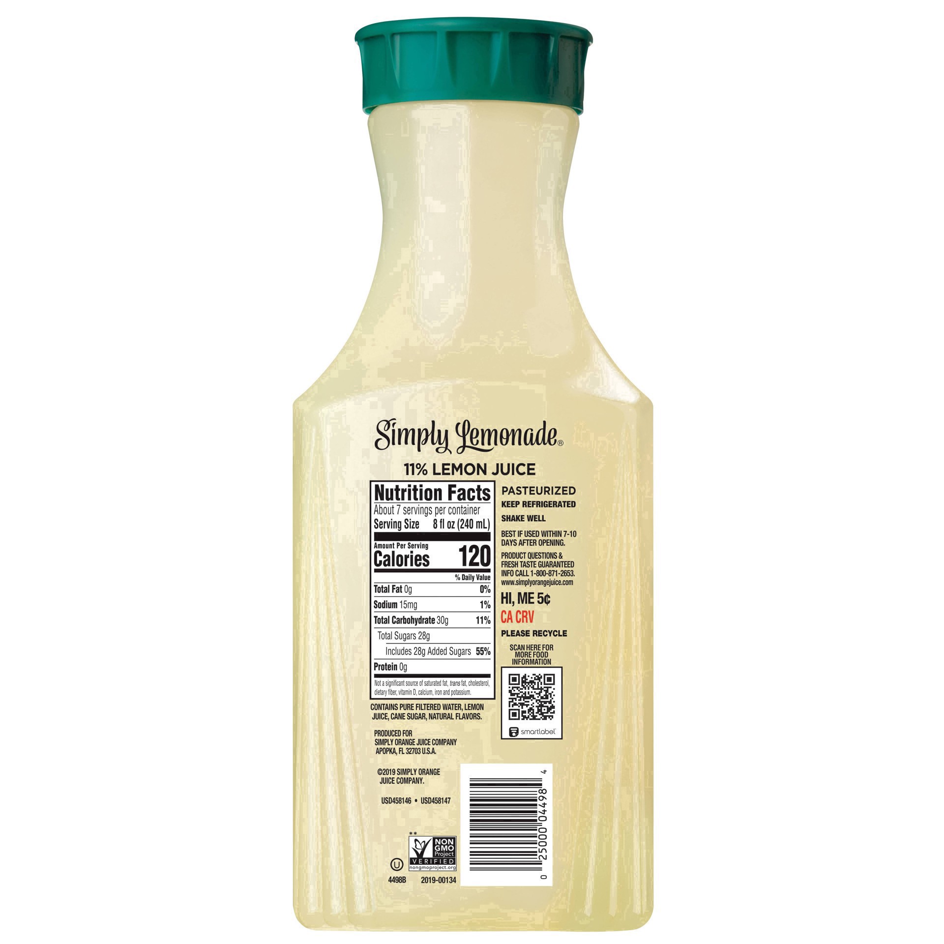 slide 45 of 77, Simply Lemonade, All Natural Non-GMO, 52 fl oz, 52 fl oz