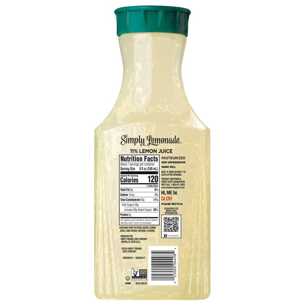 slide 18 of 77, Simply Lemonade, All Natural Non-GMO, 52 fl oz, 52 fl oz