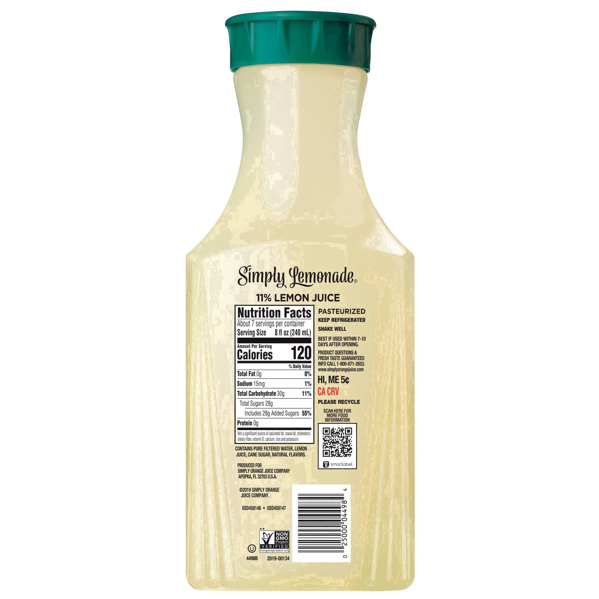 slide 20 of 77, Simply Lemonade, All Natural Non-GMO, 52 fl oz, 52 fl oz