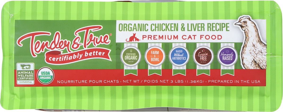 slide 4 of 9, Tender And True Chicken & Liver Cat Food, 3 lb