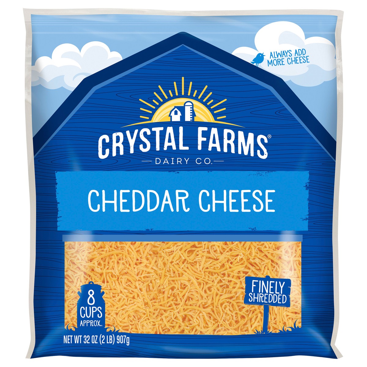 slide 4 of 6, Crystal Farms Cheese, 2 lb