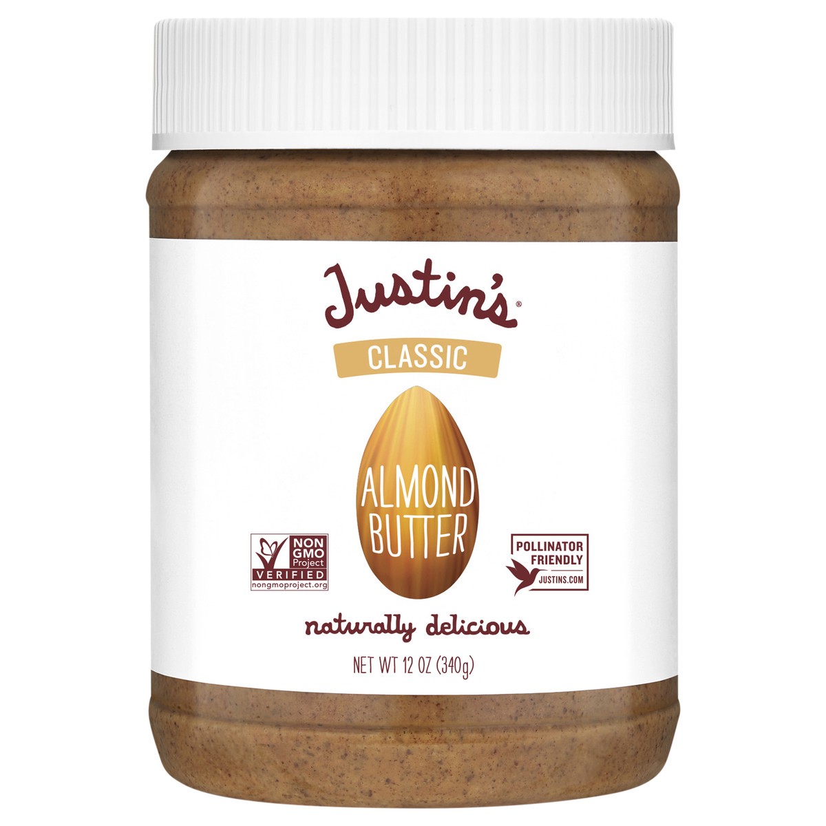 slide 1 of 13, Justin's Classic Almond Butter - 12 oz, 12 oz
