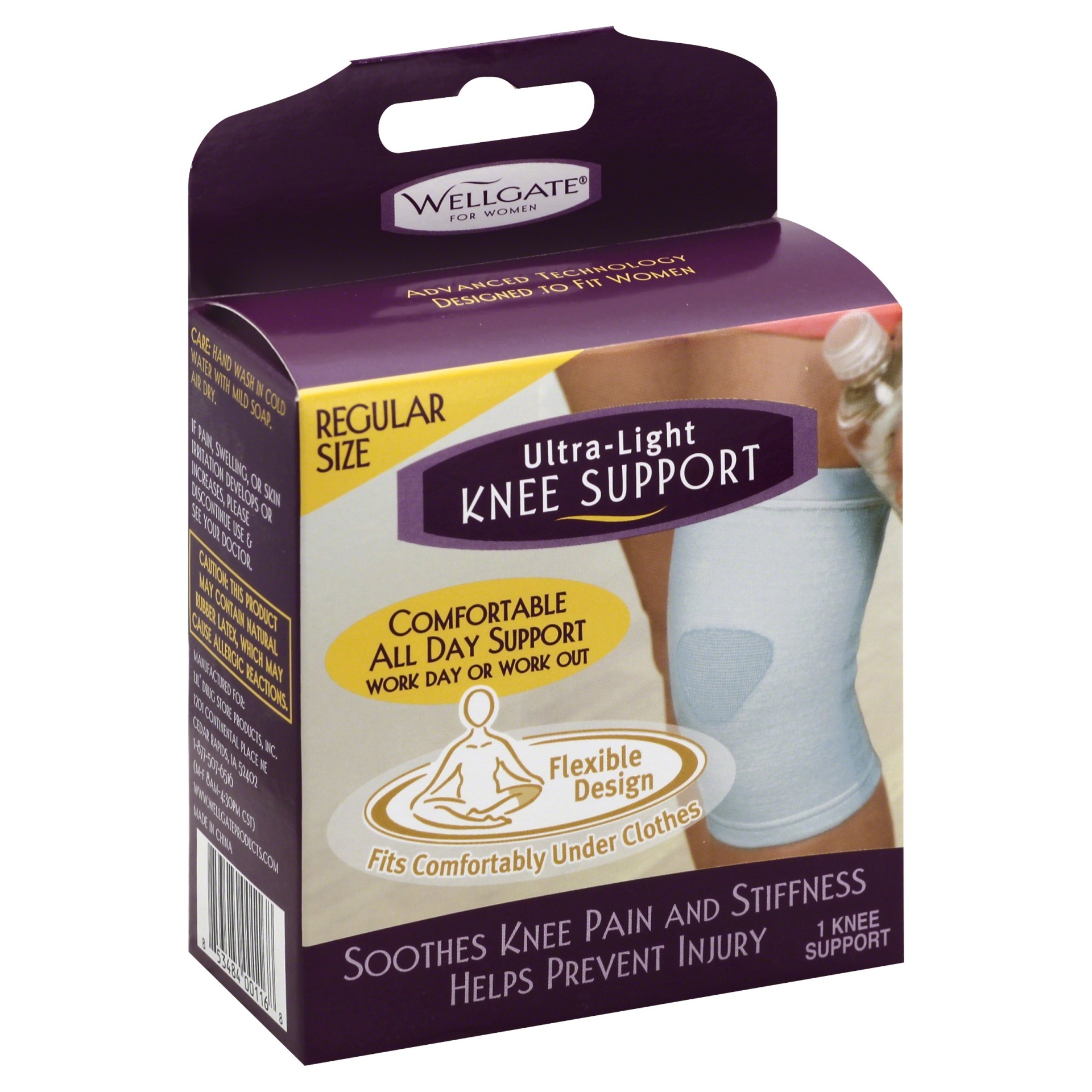 slide 1 of 1, Wellgate Knee Support 1 ea, 1 ea