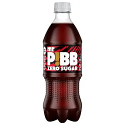Pibb Zero Sugar Cherry Soda Soft Drink Bottle, 20 fl oz