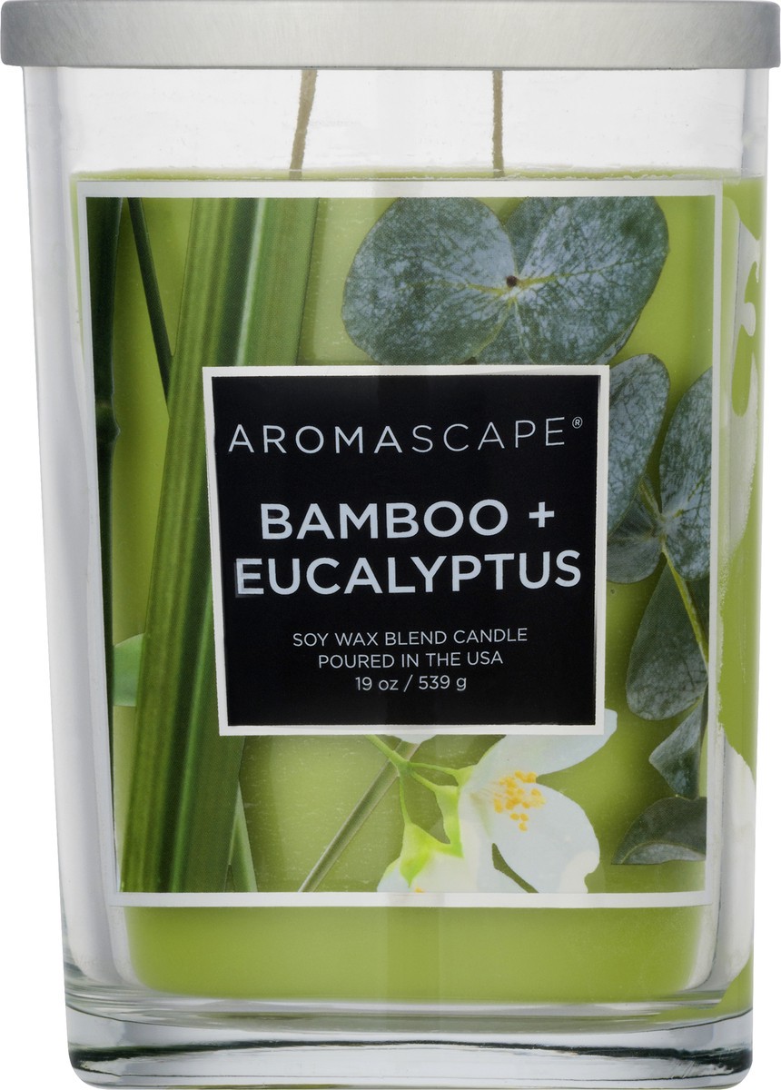 slide 6 of 9, Aromascape Bamboo + Eucalyptus Candle 1 ea, 1 ct