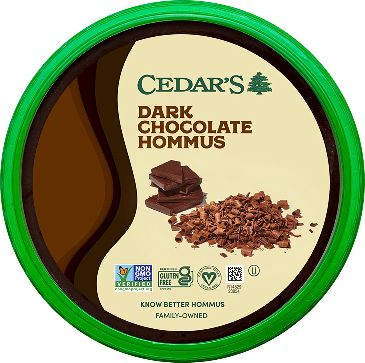 slide 4 of 4, Cedar's Dark Chocolate Hummus, 8 oz