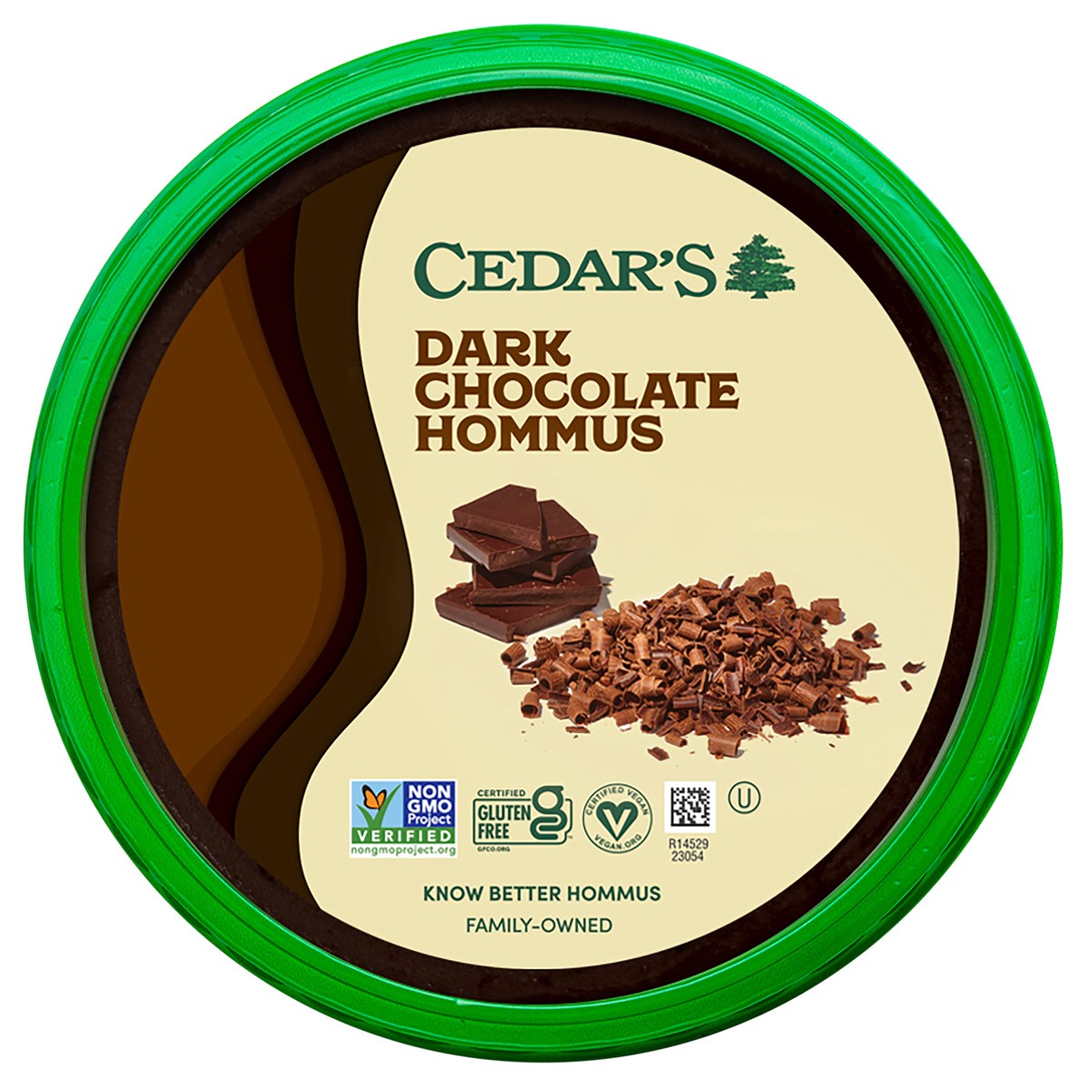 slide 1 of 4, Cedar's Dark Chocolate Hummus, 8 oz