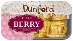 Dunford Berry Filled Pastries