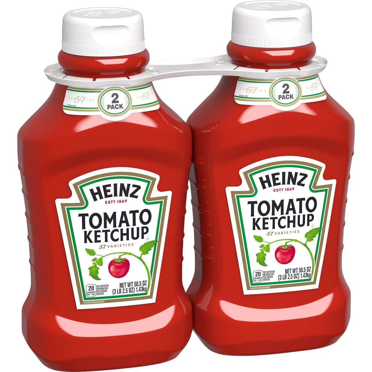 slide 2 of 9, Heinz Tomato Ketchup, 2 ct Pack, 50.5 oz Bottles, 2 ct