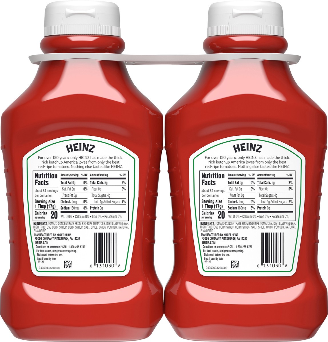 slide 6 of 9, Heinz Tomato Ketchup, 2 ct Pack, 50.5 oz Bottles, 2 ct