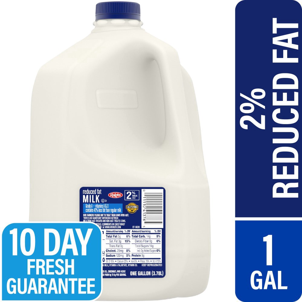 slide 3 of 3, Ralph's 2% Reduced Fat Milk, 1 gal