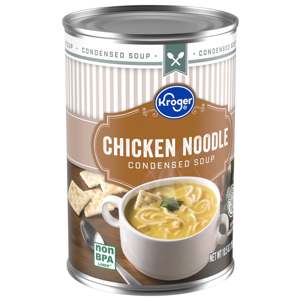 slide 2 of 4, Kroger Chicken Noodle Condensed Soup, 10.5 oz