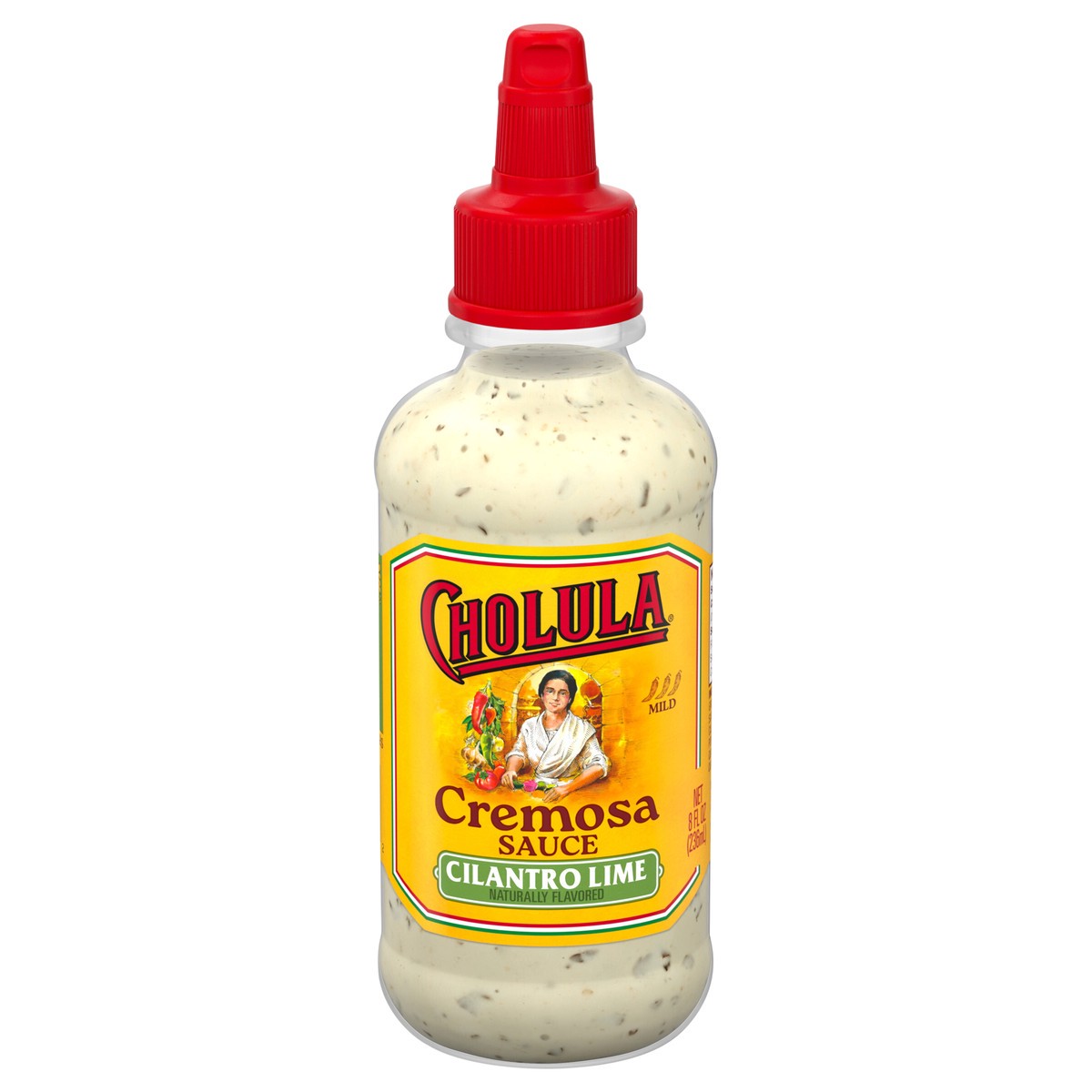 slide 1 of 13, Cholula Cilantro Lime Cremosa Sauce, 8.0 fl oz, 8 fl oz