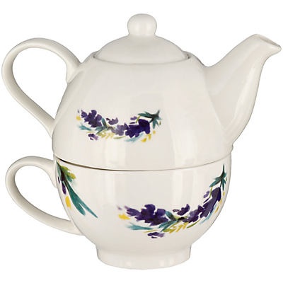 slide 1 of 1, Haven & Key Bluebonnet Collection Ceramic Tea For One, 1 ct