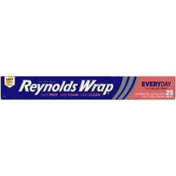Reynolds Wrap Everyday Strength Aluminum Foil, 25 sq ft