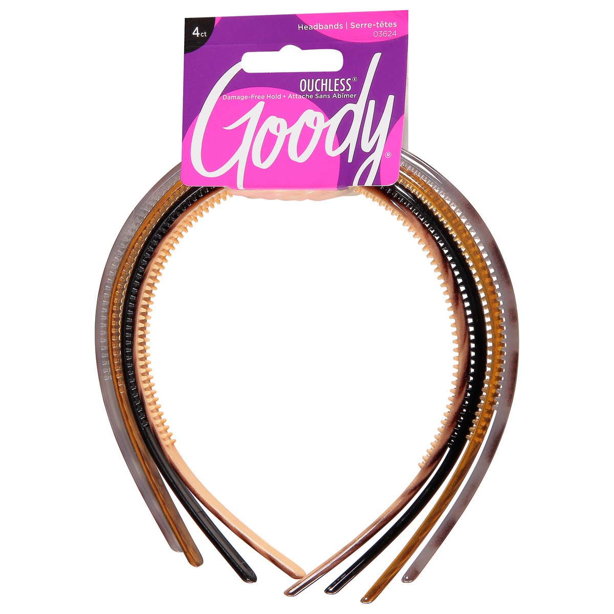 slide 3 of 9, Goody Ouchless Headbands 4 ea, 4 ct