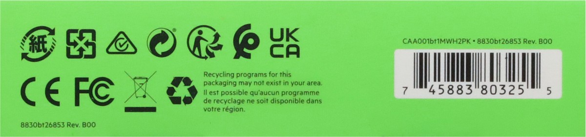 slide 9 of 9, Belkin Lightning To A Cable White, 2 ct